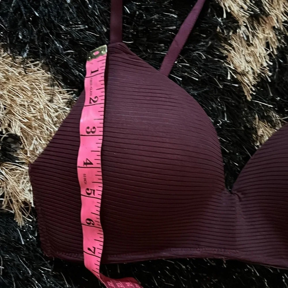 Kathy Ireland Intimates burgundy T-shirt Bra Sz  36C - Picture 9 of 12